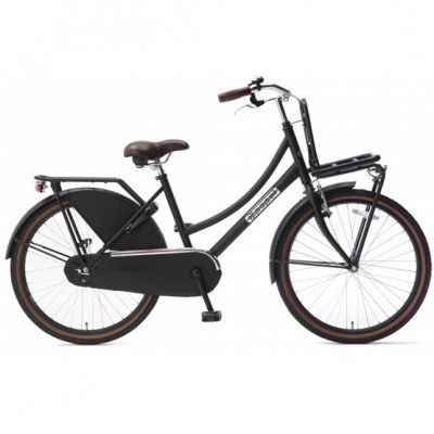 Popal - Barncykel - Daily Dutch Basic 24 Tum Matt Svart
