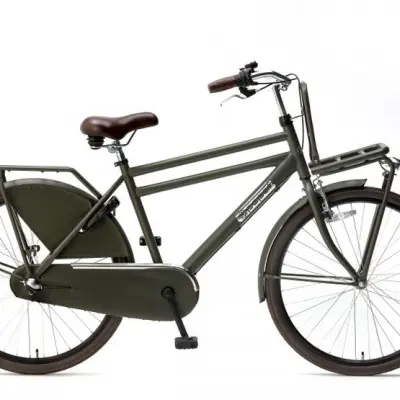 Popal - Barncykel - Daily Dutch Basic 26 Tum 3 Växlar Army Grön