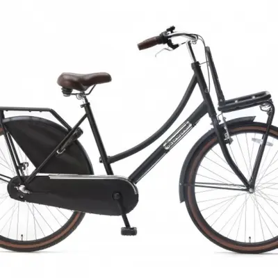 Popal - Barncykel - Daily Dutch Basic+ 26 Tum 3 Växlar Matte Svart