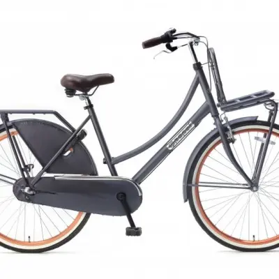 Popal - Barncykel - Daily Dutch Basic+ 26 Tum 3 Växlar Petrol Blå