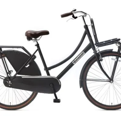 Popal - Barncykel - Daily Dutch Basic 26 Tum Matte Svart