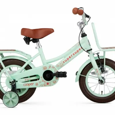 Supersuper - Barncykel - Cooper Bb 12 Inch 21,5 Cm Mint Grön