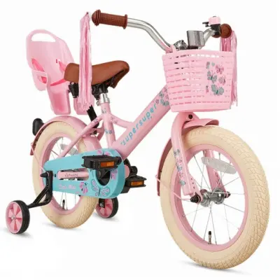 Supersuper - Barncykel - Little Miss 14 Tum Rosa