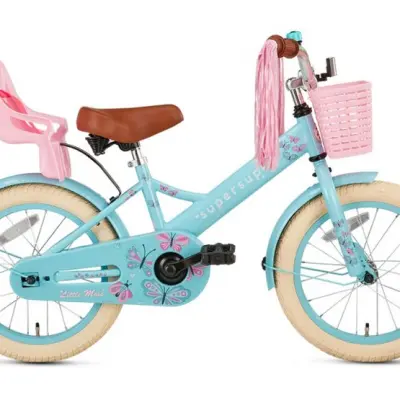 Supersuper - Barncykel - Little Miss 16 Tum Turkos