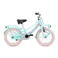 Supersuper - Barncykel - Lola 16 Tum Ljusblå/Rosa
