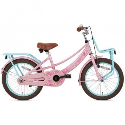Supersuper - Barncykel - Lola 18 Tum Rosa/Turkos