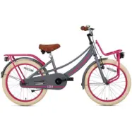Supersuper - Barncykel - Lola 20 Tum Rosa/Grå