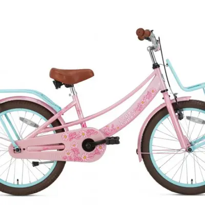 Supersuper - Barncykel - Lola 20 Tum Rosa/Turkos