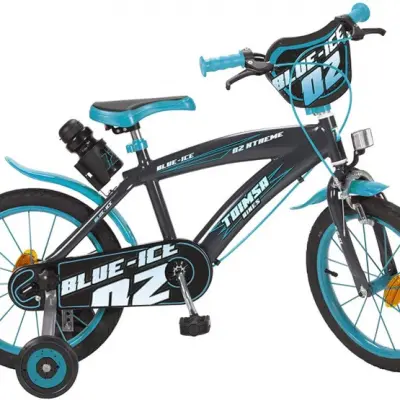 Toimsa - Barncykel - Blå Is 16 Tum Svart/Blå
