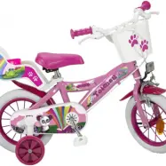 Toimsa - Barncykel - Fantasy 12 Tum Rosa/Vit