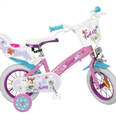 Toimsa - Barncykel - Fantasy Walk 12 Tum Rosa