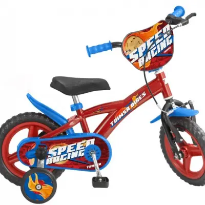 Toimsa - Barncykel - Speed 12 Tum Röd/Blå