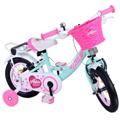 Volare - Barncykel - Ashley 12 Tum Grön - Dubbla Handbromsar