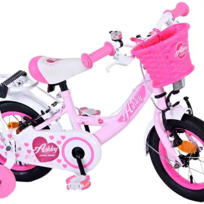 Volare - Barncykel - Ashley 12 Tum Rosa - Dubbla Handbromsar