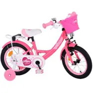 Volare - Barncykel - Ashley 14 Tum Mörk Rosa - Fotbroms