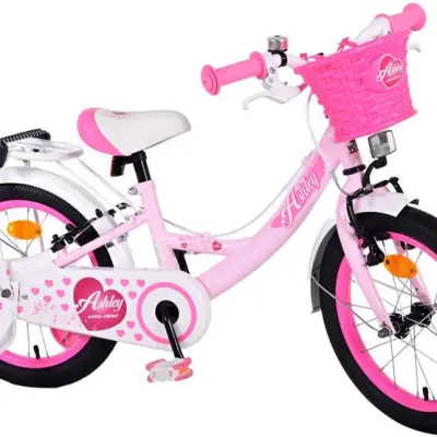 Volare - Barncykel - Ashley 16 Tum Rosa - Dubbla Handbromsar