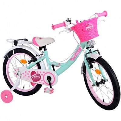 Volare - Barncykel - Ashley 18 Tum Grön - Dubbla Handbromsar