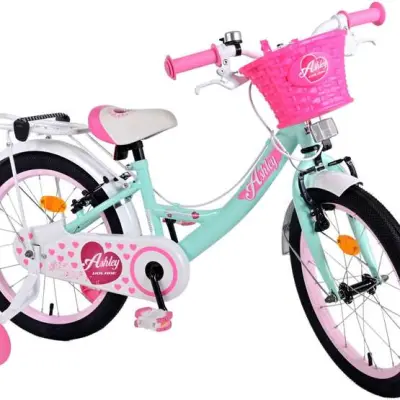 Volare - Barncykel - Ashley 18 Tum Grön - Dubbla Handbromsar