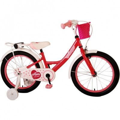 Volare - Barncykel - Ashley 18 Tum Mörk Rosa - Fotbroms
