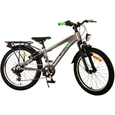 Volare - Barncykel - Cross 20 Tum Mörk Grå - 6 Växlar