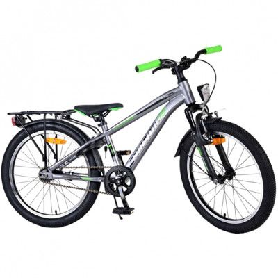 Volare - Barncykel - Cross 20 Tum Mörk Grå - Fotbroms