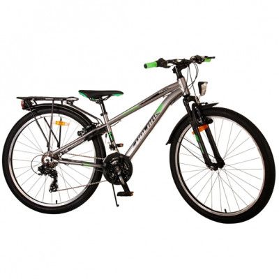 Volare - Barncykel - Cross 26 Tum Mörk Grå - 18 Växlar