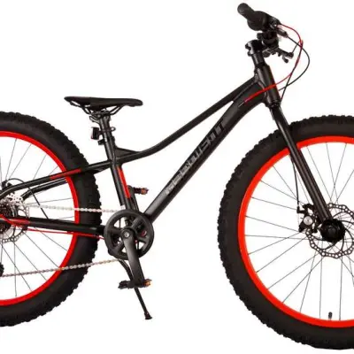 Volare - Barncykel - Gradient 24 Tum 7 Växlar matt Svart Orange