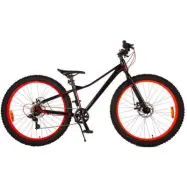 Volare - Barncykel - Gradient 26"7 Växlar Matt Svart Orange