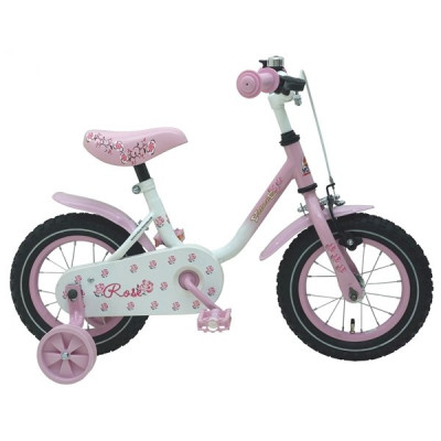 Volare, Barncykel med stödhjul - Rose 12