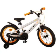 Volare - Barncykel - Rocky 16 Tum Grå - Fotbroms