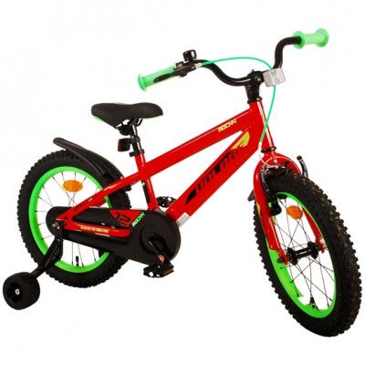 Volare - Barncykel - Rocky 16 Tum Röd - Fotbroms