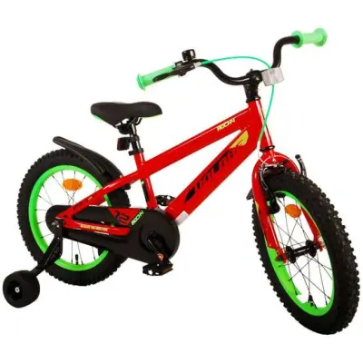 Volare - Barncykel - Rocky 16 Tum Röd - Fotbroms
