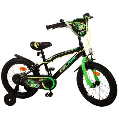 Volare - Barncykel - Super GT 16 Tum Grön - Dubbla Handbromsar