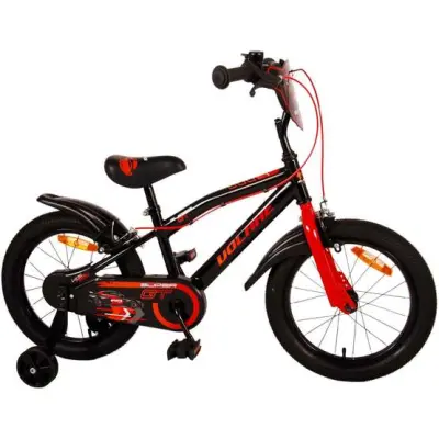 Volare - Barncykel - Super GT 16 Tum Röd - Dubbla Handbromsar