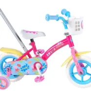 Volare Disney Greta Gris Barncykel 10 tum Deluxe - Styrstång, stödhjul