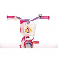 Volare Disney Minnie, Barncykel med stödhjul 12"rosa