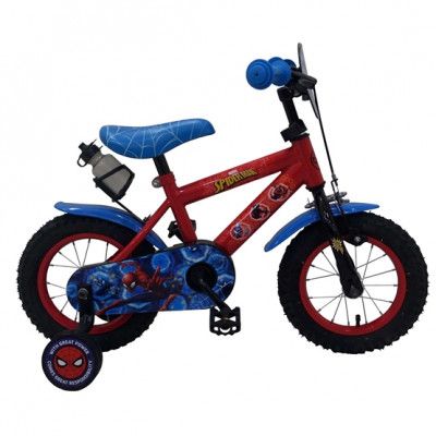 Volare Marvel Spiderman Barncykel 12 tum - Flaskhållare