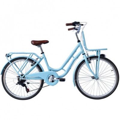 Wings - Barncykel - Retro 20 Tum 6 Växlar Ljusblå