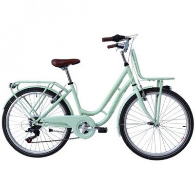 Wings - Barncykel - Retro 26 Tum 6 Växlar Ljusgrön