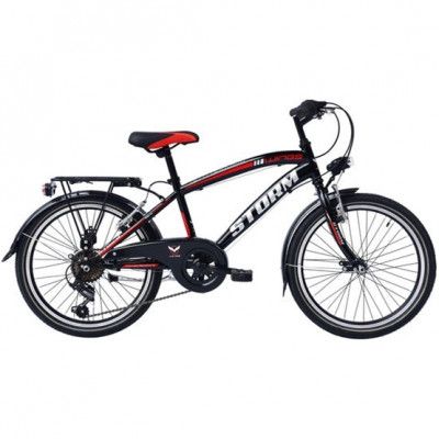 Wings - Barncykel - Storm 20 Tum 6 Växlar Svart
