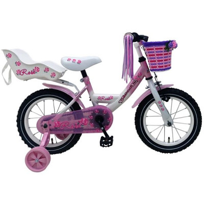 Yipeeh, Barncykel med stödhjul - Rose 14