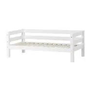 Hoppekids - Juniorsäng ECO Luxury Med Ryggstöd - 70x160 Cm Vit