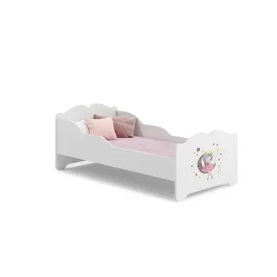 KOBI Barnsäng - Ania Med Madrass - Sleepy Princess - 140 x 70 Cm