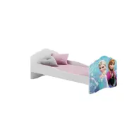 KOBI Barnsäng - Fala Med Madrass - Anna Och Elsa - 160 x 80 Cm