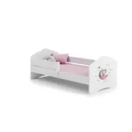 KOBI Barnsäng - Fala Med Madrass Och Skyddskant - Sleepy Princess - 140 x 70 Cm