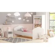 KOBI Barnsäng - Fala Med Madrass - White - 160 x 80 Cm