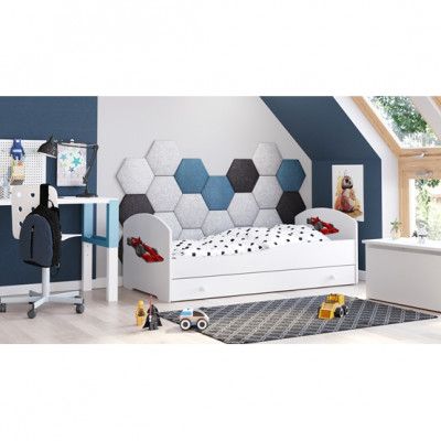 KOBI Barnsäng - Luk Med Madrass - Formula - 160 x 80 Cm