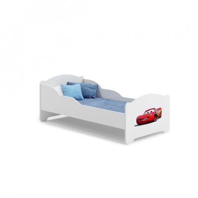 KOBI Barnsäng - Michas Med Madrass - Blixten - 140 x 70 Cm