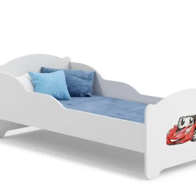 KOBI Barnsäng - Michas Med Madrass - Racer - 160 x 80 Cm