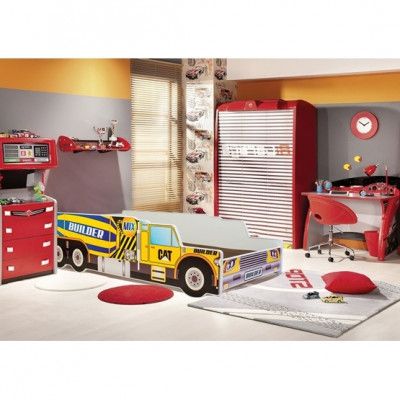 KOBI Barnsäng - Riko Med Madrass - Builder - 160 x 80 Cm